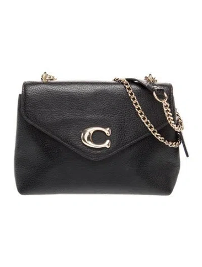 Pre-owned Coach Leather Crossbody Bag In Black