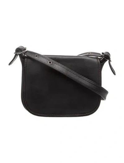 Pre-owned Coach Leather Crossbody Bag In Black