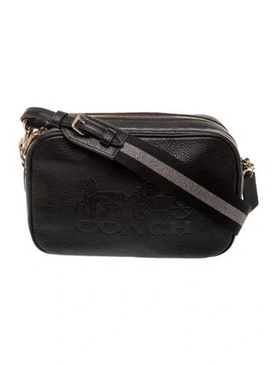 Pre-owned Coach Leather Crossbody Bag In Black