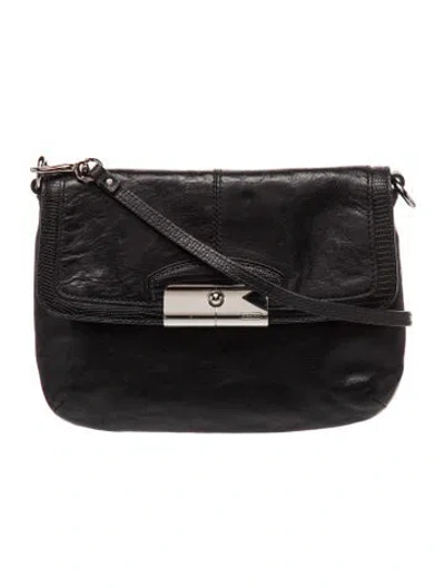 Pre-owned Coach Leather Crossbody Bag In Black