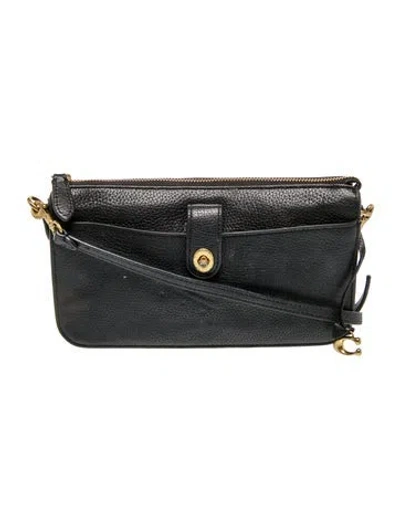 Pre-owned Coach Leather Crossbody Bag In Black