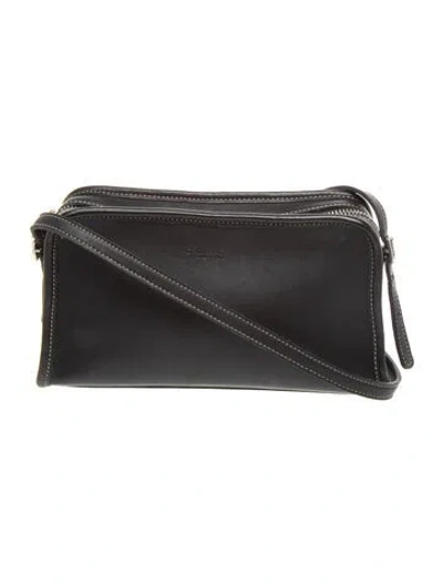 Pre-owned Coach Leather Crossbody Bag In Black