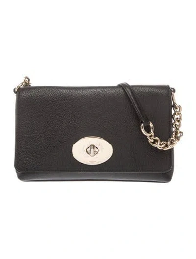 Pre-owned Coach Leather Crossbody Bag In Black