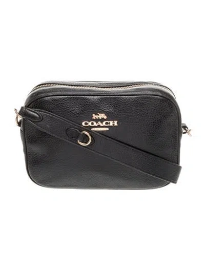 Pre-owned Coach Leather Crossbody Bag In Black