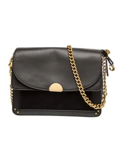 Pre-owned Coach Leather Crossbody Bag In Black
