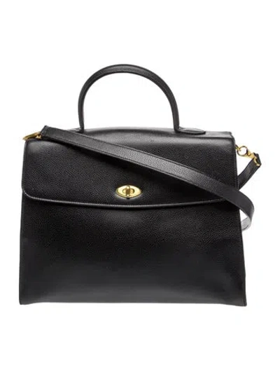 Pre-owned Coach Leather Crossbody Bag In Black