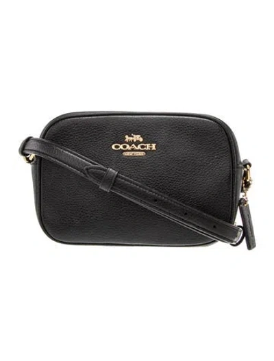 Pre-owned Coach Leather Crossbody Bag In Black