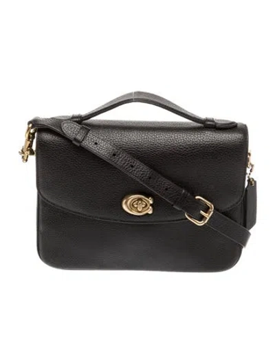 Pre-owned Coach Leather Crossbody Bag In Black
