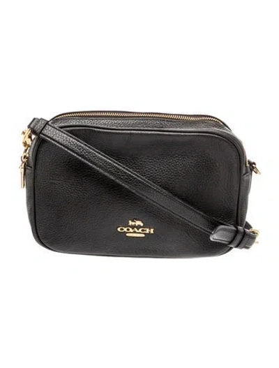 Pre-owned Coach Leather Crossbody Bag In Black