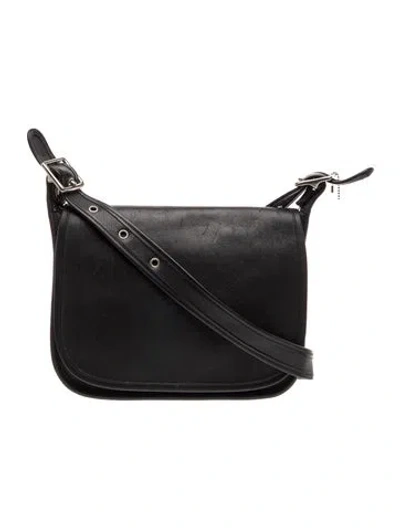 Pre-owned Coach Leather Crossbody Bag In Black