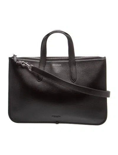 Pre-owned Coach Leather Crossbody Bag In Black