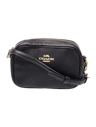 Pre-owned Coach Leather Crossbody Bag In Black