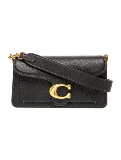 Pre-owned Coach Leather Crossbody Bag In Black