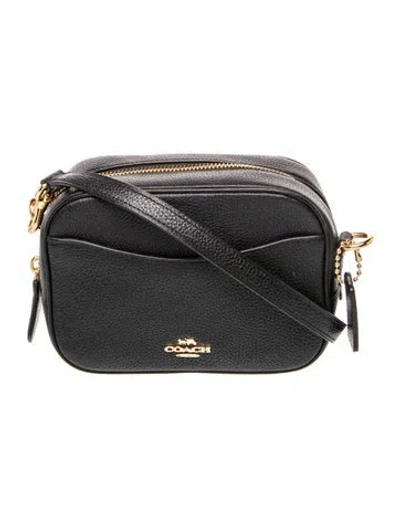 Pre-owned Coach Leather Crossbody Bag In Black