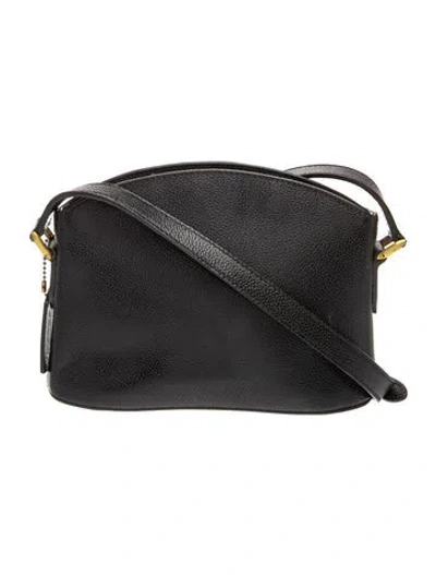 Pre-owned Coach Leather Crossbody Bag In Black