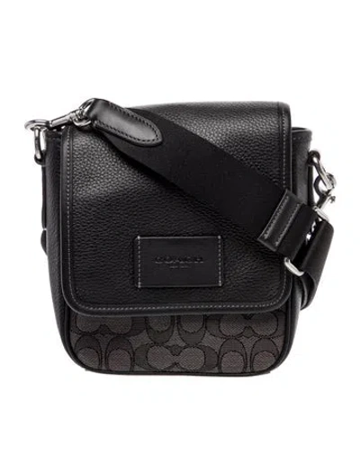 Pre-owned Coach Leather Crossbody Bag In Black