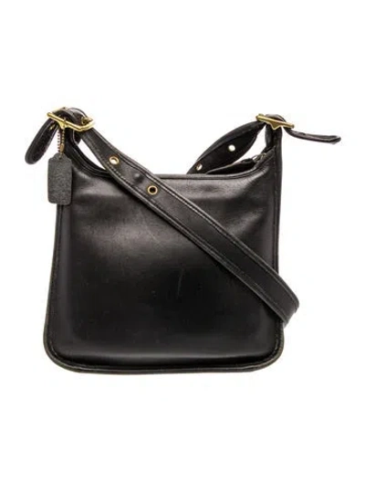 Pre-owned Coach Leather Crossbody Bag In Black
