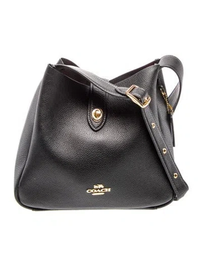 Pre-owned Coach Leather Crossbody Bag In Black