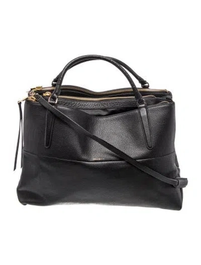 Pre-owned Coach Leather Crossbody Bag In Black