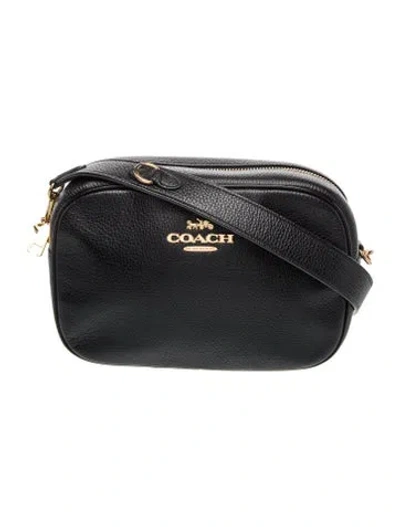 Pre-owned Coach Leather Crossbody Bag In Black