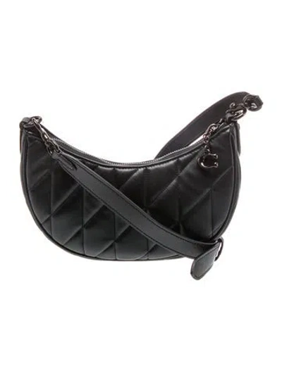 Pre-owned Coach Leather Crossbody Bag In Black