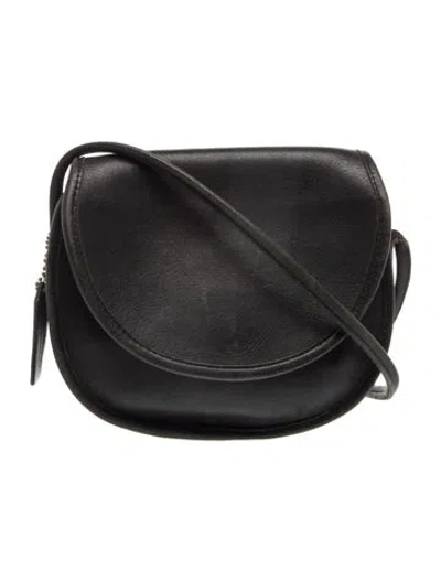 Pre-owned Coach Leather Crossbody Bag In Black