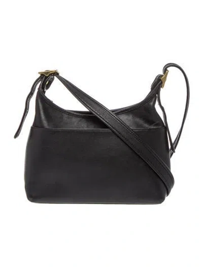 Pre-owned Coach Leather Crossbody Bag In Black