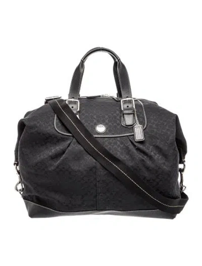 Pre-owned Coach Leather Crossbody Bag In Black