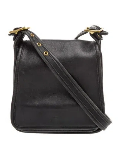 Pre-owned Coach Leather Crossbody Bag In Black