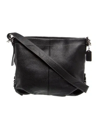 Pre-owned Coach Leather Crossbody Bag In Black