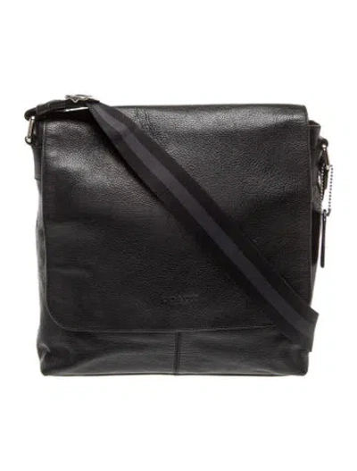 Pre-owned Coach Leather Crossbody Bag In Black