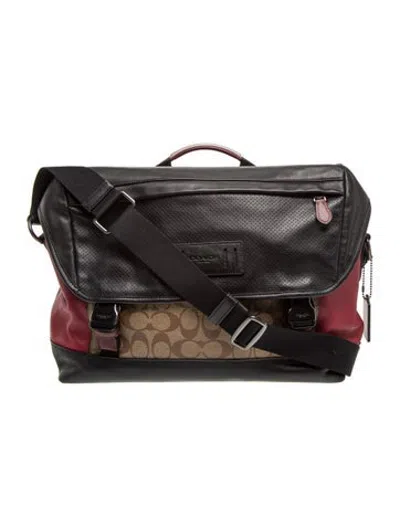 Pre-owned Coach Leather Crossbody Bag In Black