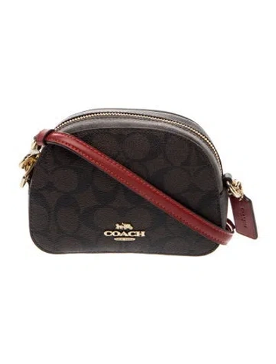Pre-owned Coach Leather Crossbody Bag In Blue