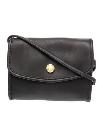 Pre-owned Coach Leather Crossbody Bag In Blue