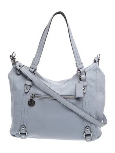Pre-owned Coach Leather Crossbody Bag In Blue