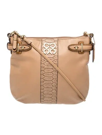 Pre-owned Coach Leather Crossbody Bag In Brown