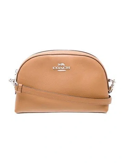 Pre-owned Coach Leather Crossbody Bag In Brown