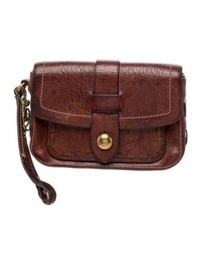 Pre-owned Coach Leather Crossbody Bag In Brown