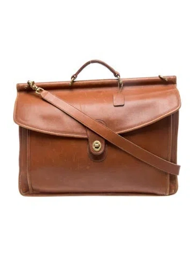 Pre-owned Coach Leather Crossbody Bag In Brown