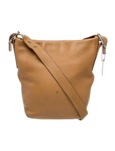 Pre-owned Coach Leather Crossbody Bag In Brown