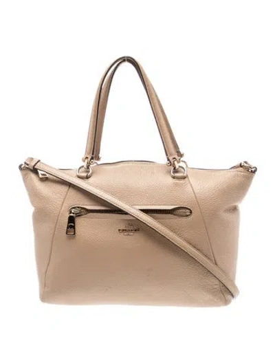 Pre-owned Coach Leather Crossbody Bag In Brown