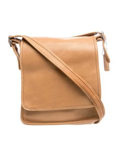 Pre-owned Coach Leather Crossbody Bag In Brown