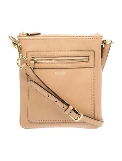 Pre-owned Coach Leather Crossbody Bag In Brown