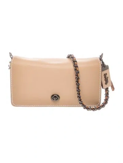 Pre-owned Coach Leather Crossbody Bag In Brown