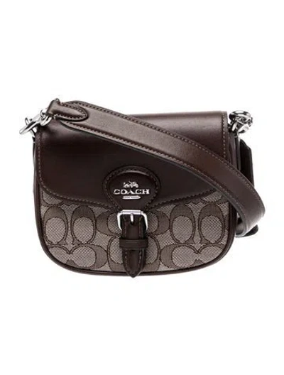 Pre-owned Coach Leather Crossbody Bag In Brown