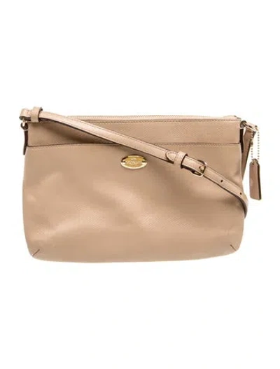Pre-owned Coach Leather Crossbody Bag In Brown