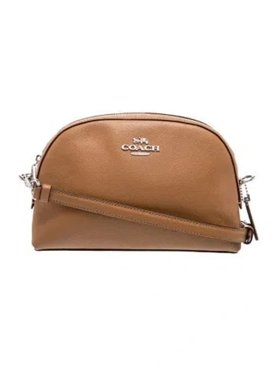 Pre-owned Coach Leather Crossbody Bag In Brown