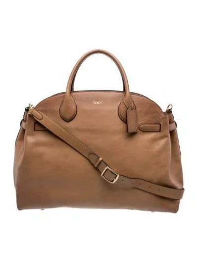 Pre-owned Coach Leather Crossbody Bag In Brown