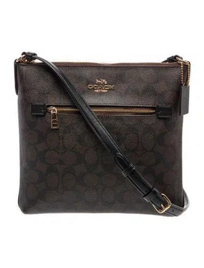 Pre-owned Coach Leather Crossbody Bag In Brown