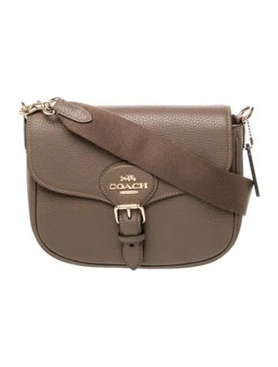 Pre-owned Coach Leather Crossbody Bag In Brown